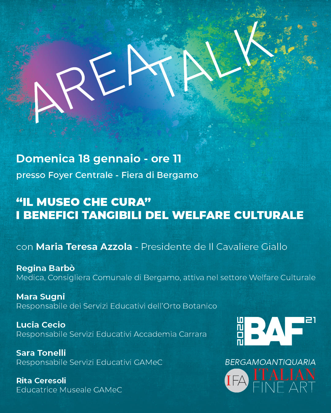 &ldquo;IL MUSEO CHE CURA&rdquo; I BENEFICI TANGIBILI DEL WELFARE CULTURALE